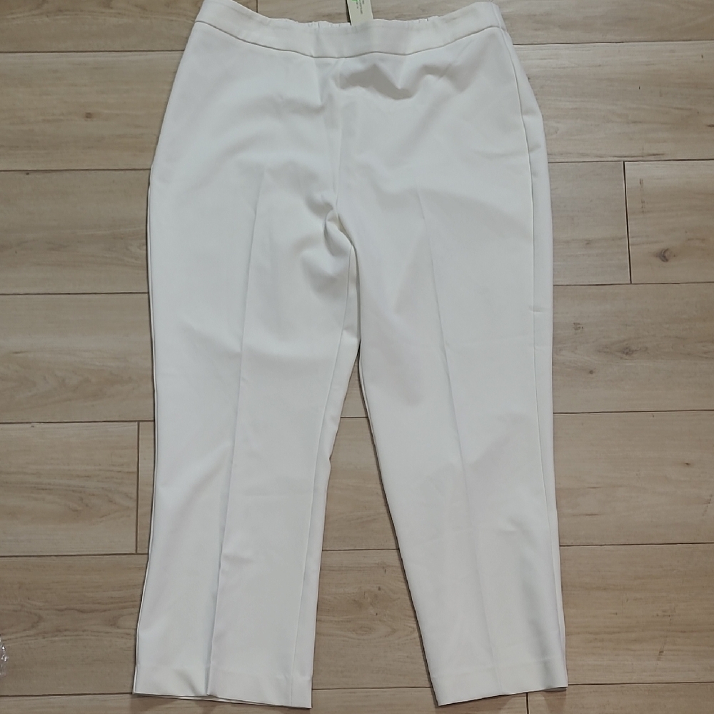 ESTELLE AND FINN  PULL ON PANT WHITE Work Special Ocasion Size 14
